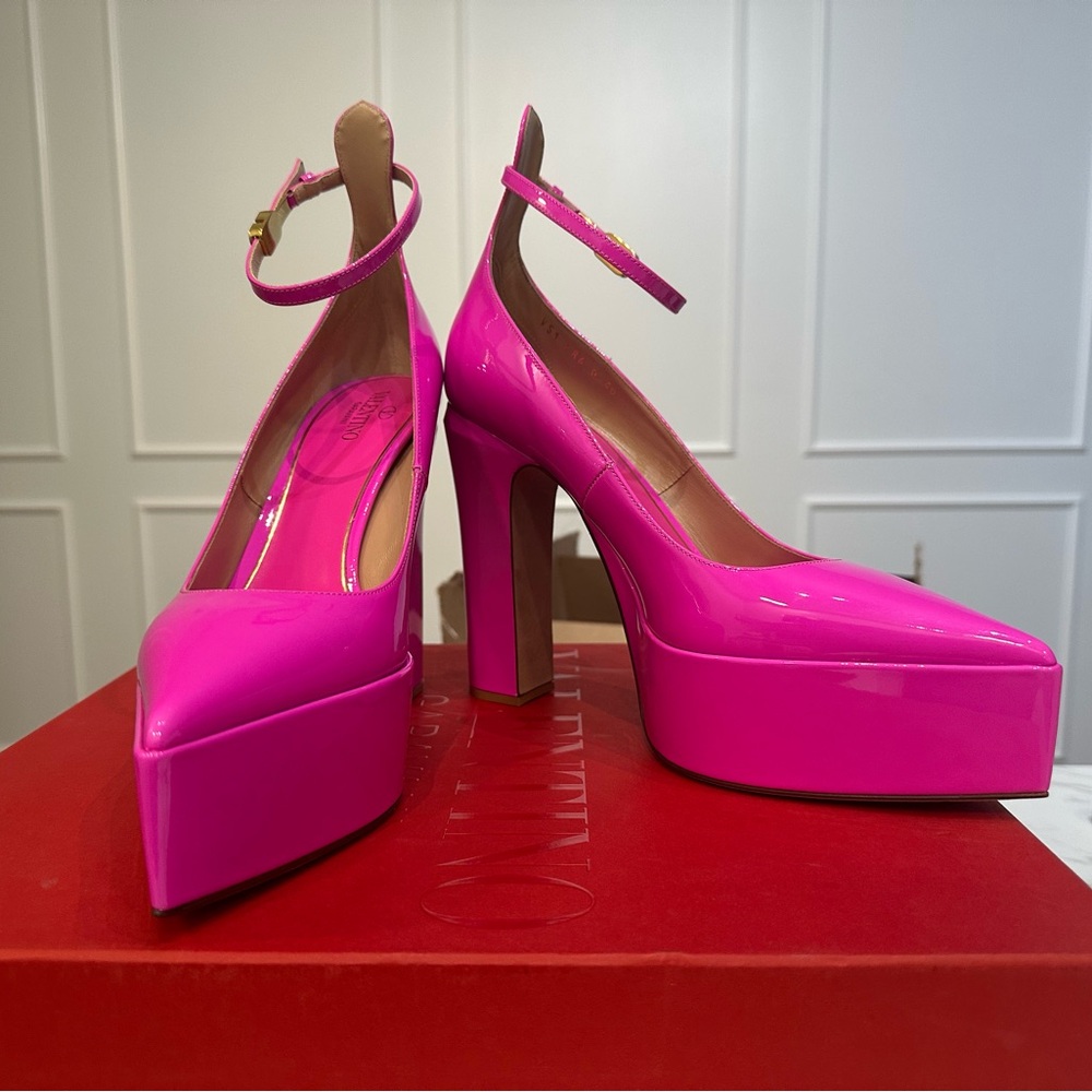 Pink Platform Heels - Picture 2 of 11